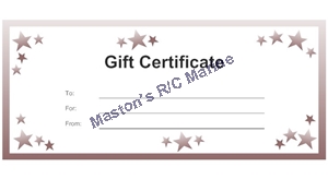 certificate of gift